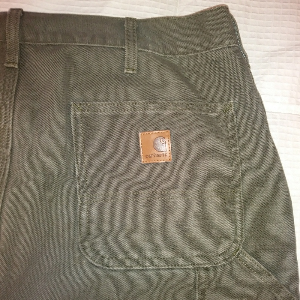 Flannel lined Carhartt Pants 34 x 30